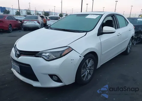 2014 Toyota Corolla Le Eco Premium z USA, uszkodzony, nr VIN 5YFBPRHE6EP023692